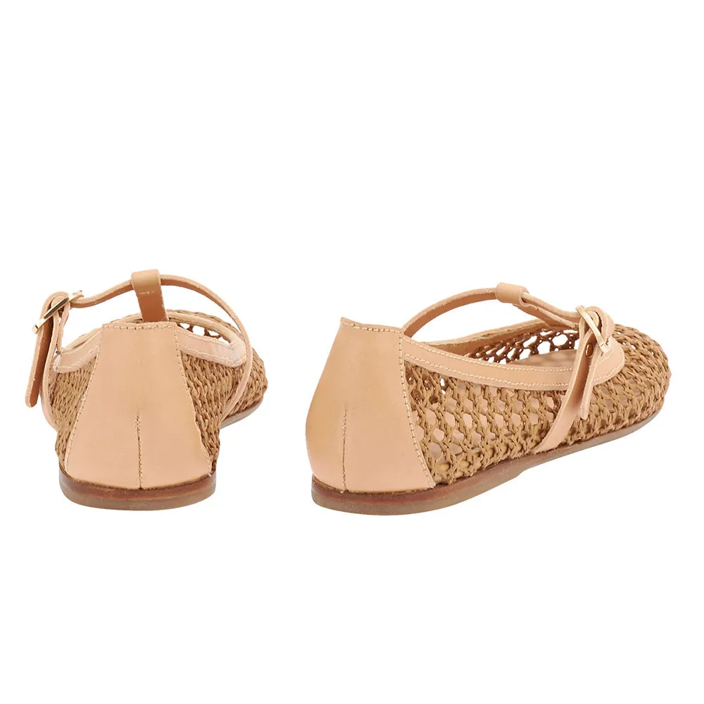 Aerati Ballet Flat Brown sold by Ancient Greek Sandals product image thumbnail 5