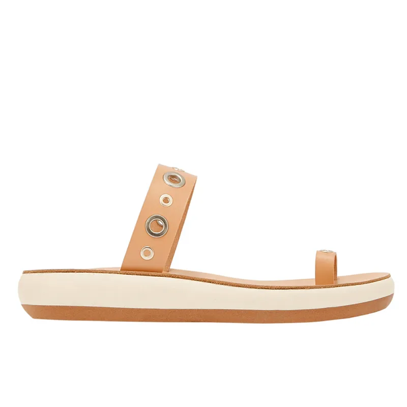 Thalia Comfort Eyelets Natural sold by Ancient Greek Sandals