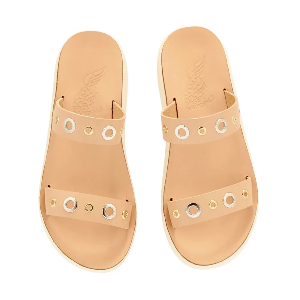 Melia Comfort Eyelets Natural sold by Ancient Greek Sandals product image thumbnail 3