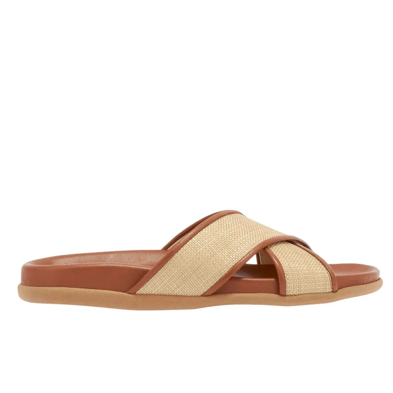 Thais Footbed Lino/Cotto sold by Ancient Greek Sandals