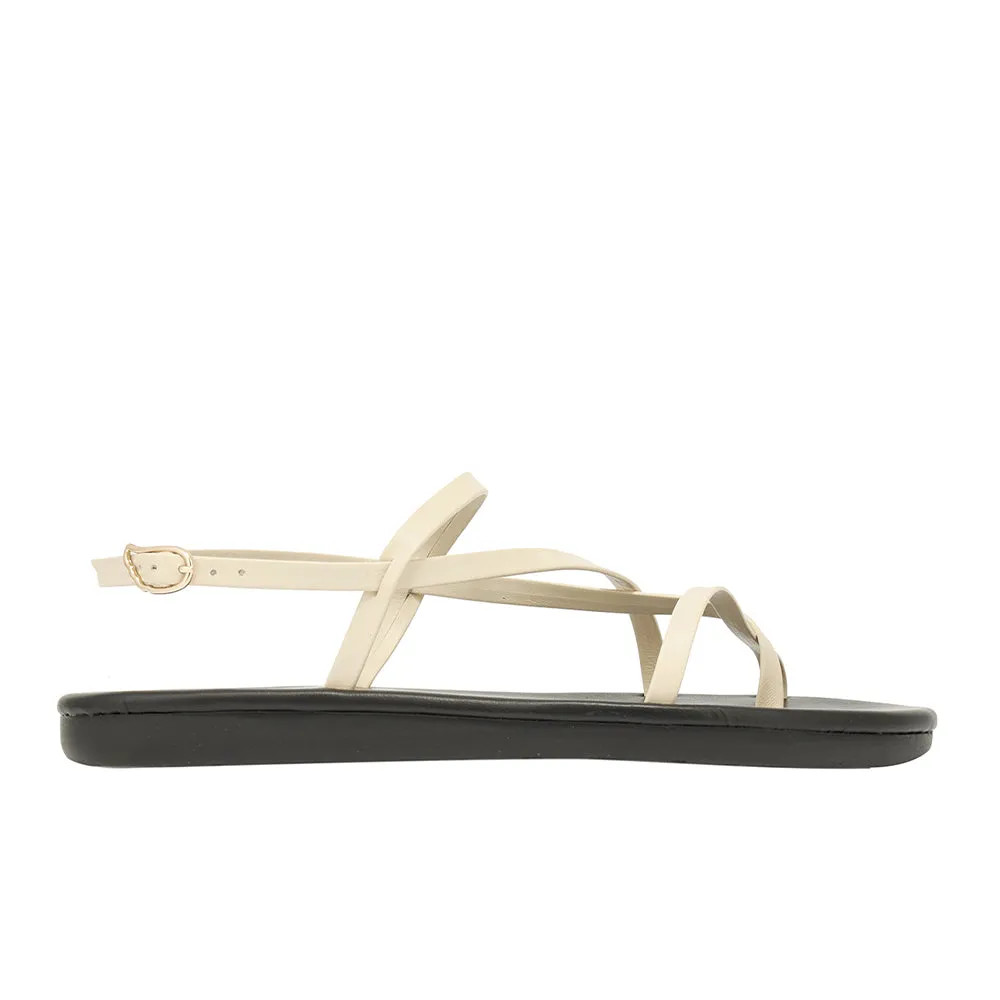 Alethea Flip Flop Off White sold by Ancient Greek Sandals