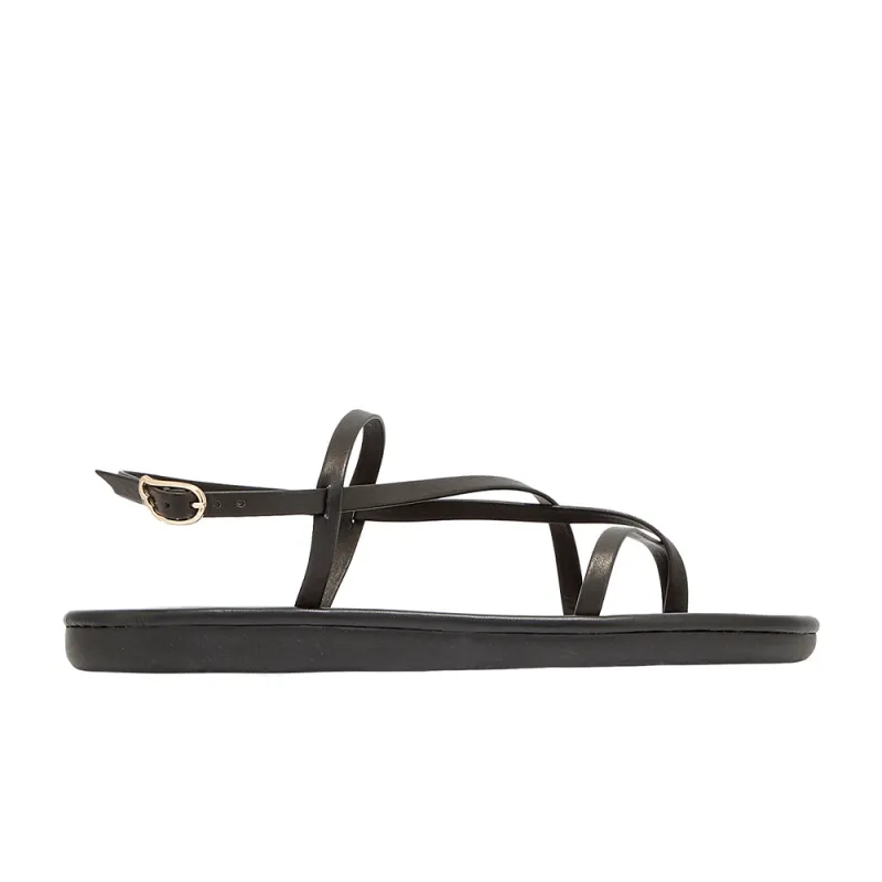 Alethea Flip Flop Black sold by Ancient Greek Sandals