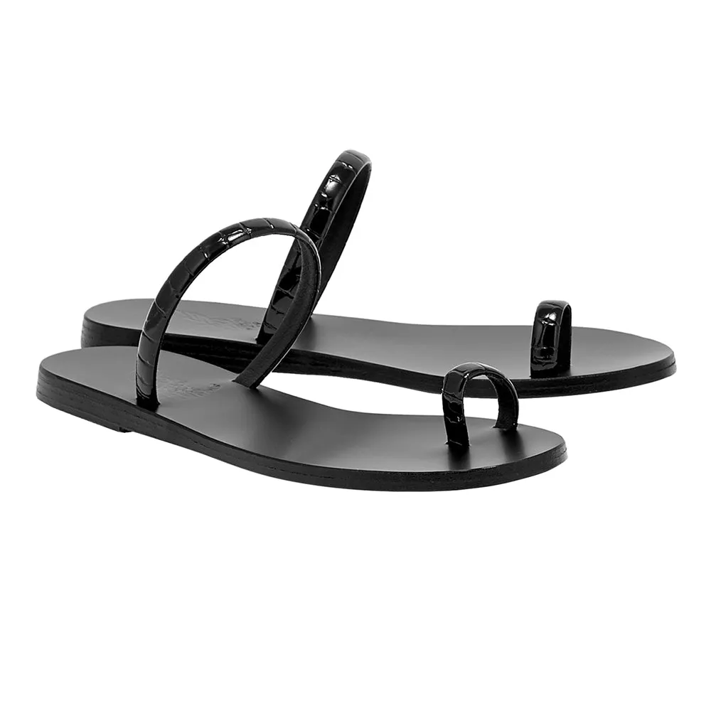 Ophion Metallic Black sold by Ancient Greek Sandals product image thumbnail 4
