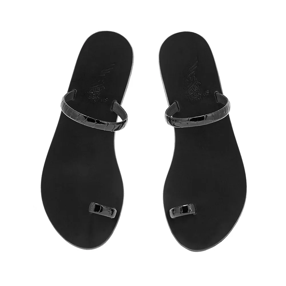 Ophion Metallic Black sold by Ancient Greek Sandals product image thumbnail 2