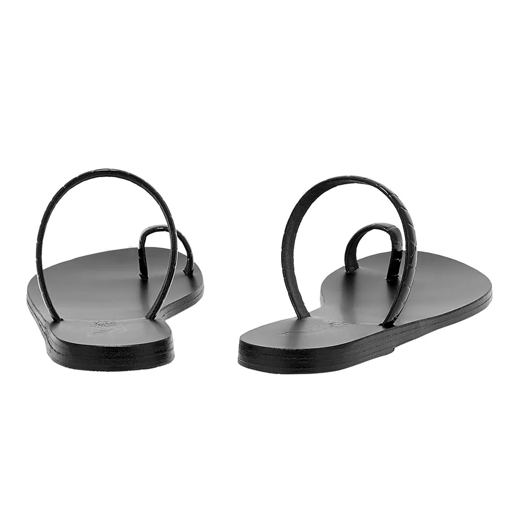 Ophion Metallic Black sold by Ancient Greek Sandals product image thumbnail 5