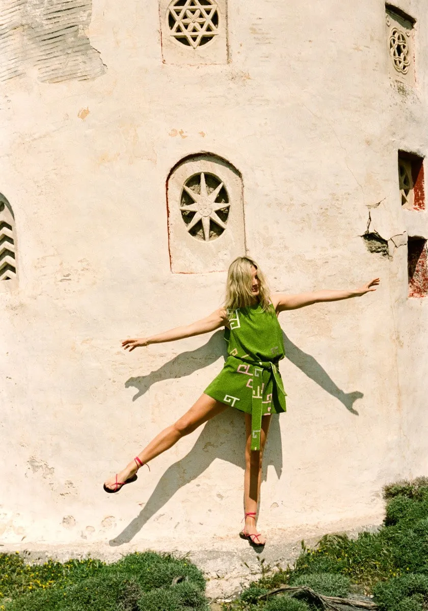 Serifos Lace Up Fuchsia sold by Ancient Greek Sandals product image thumbnail 2