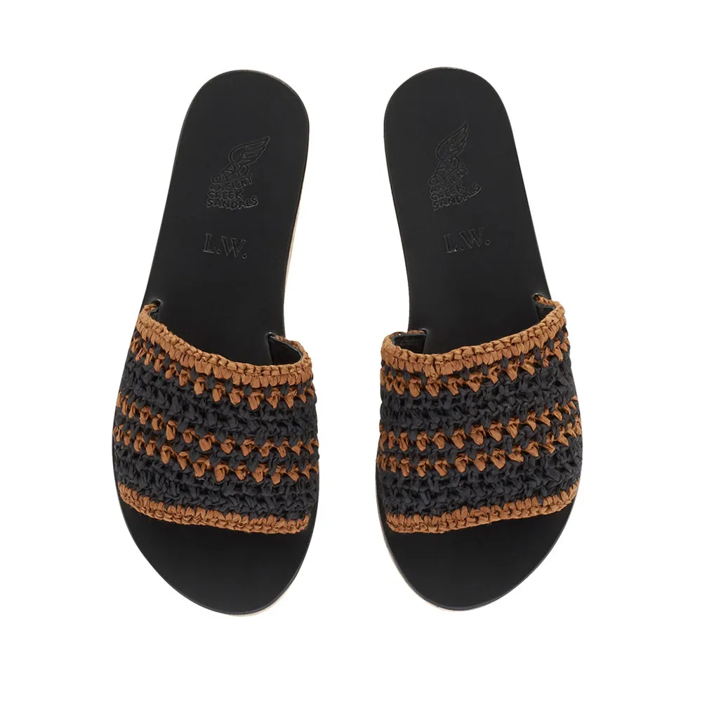 Milos Slide Black sold by Ancient Greek Sandals product image thumbnail 3
