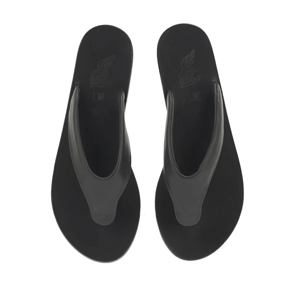 Paros Thong Black sold by Ancient Greek Sandals product image thumbnail 2