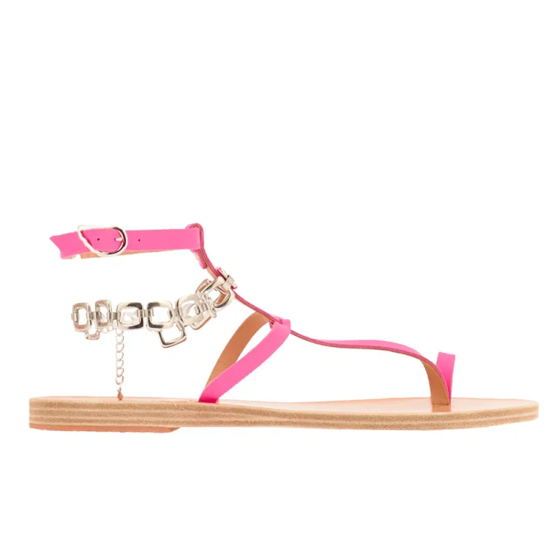 Skythia Fluo Pink sold by Ancient Greek Sandals