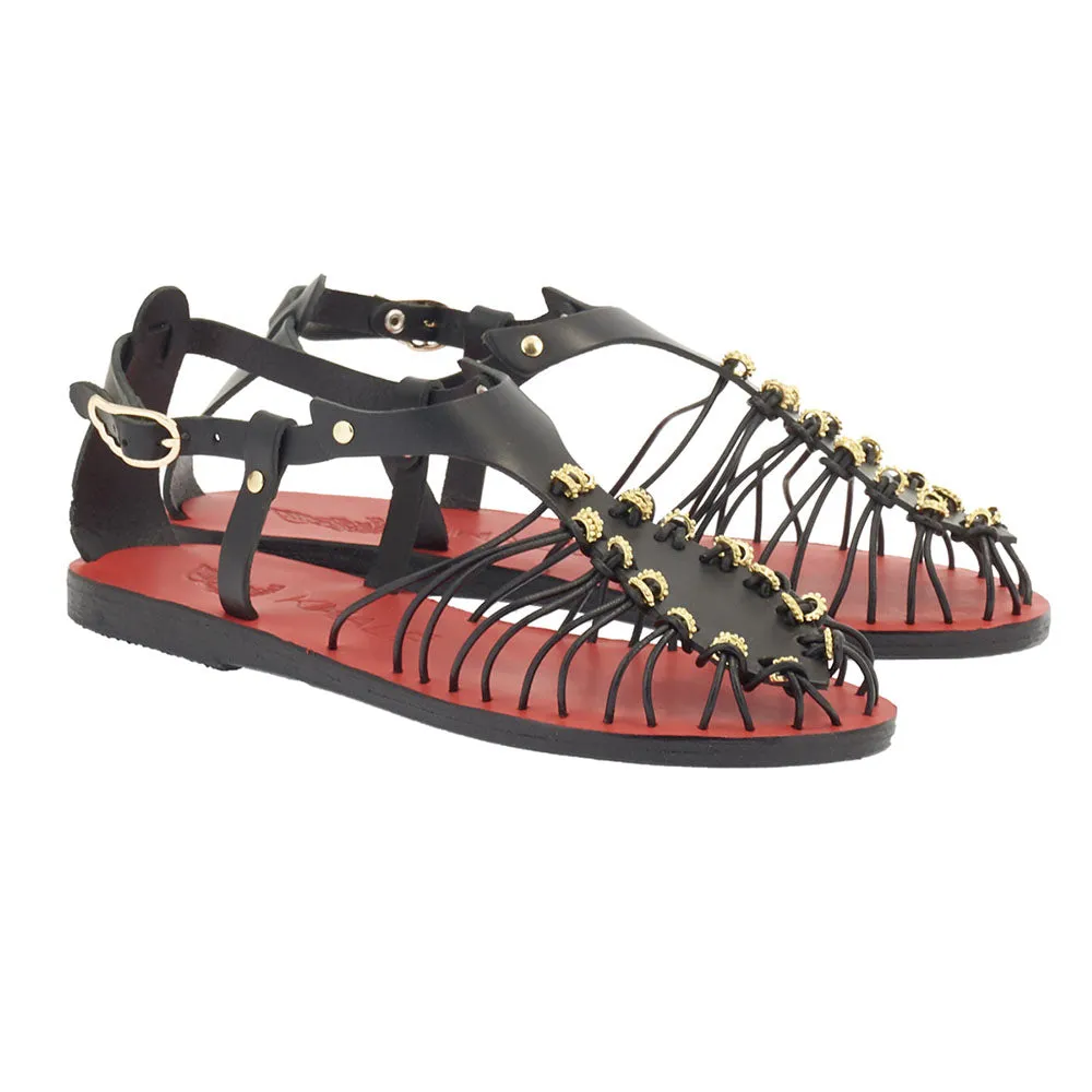 Ligres Studs Black sold by Ancient Greek Sandals product image thumbnail 4