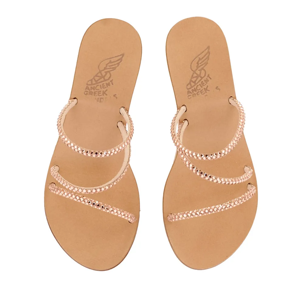 Polytimi Low Wedge Rose Gold sold by Ancient Greek Sandals product image thumbnail 3