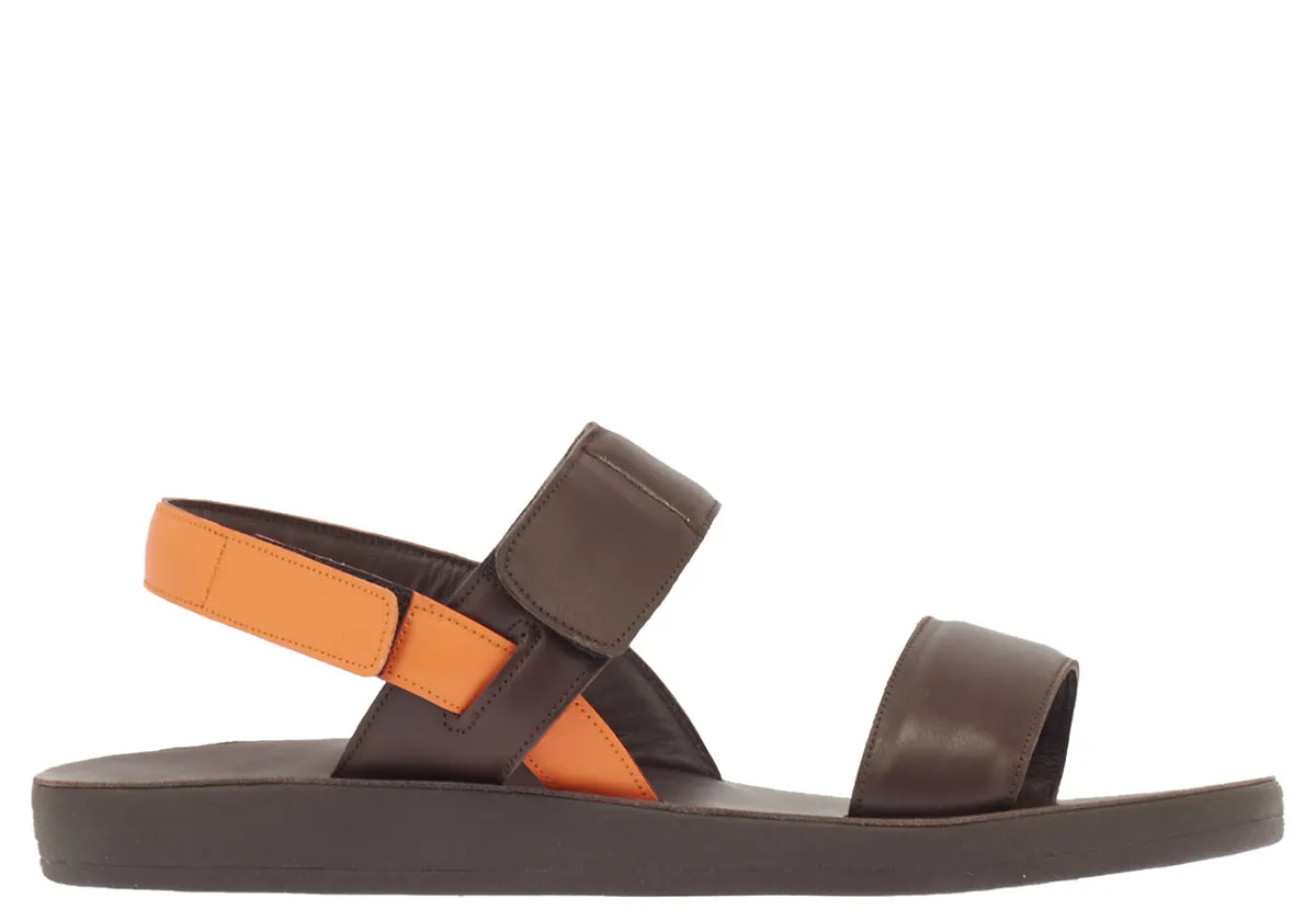 Orfeas T-Moro/Orange sold by Ancient Greek Sandals