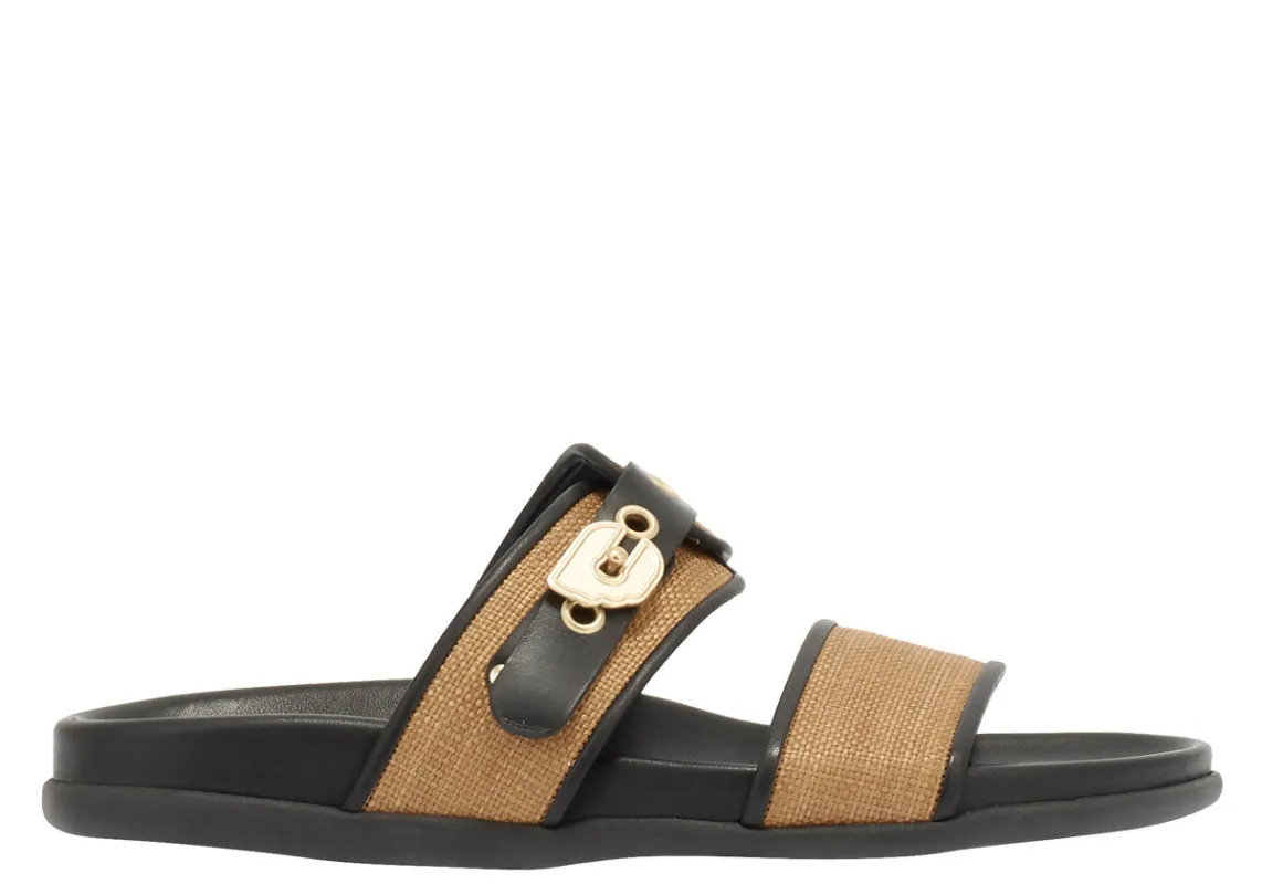 Latria Cognac/Black sold by Ancient Greek Sandals