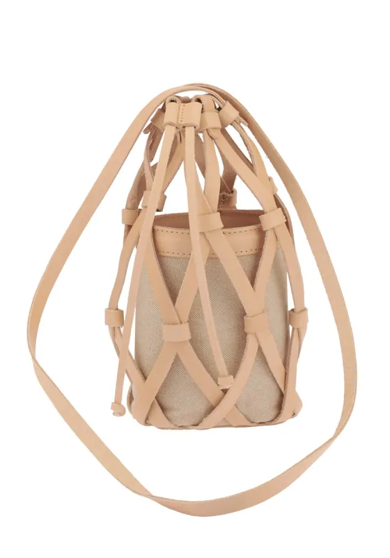 Trellis Bucket Small Natural made by Ancient Greek Sandals