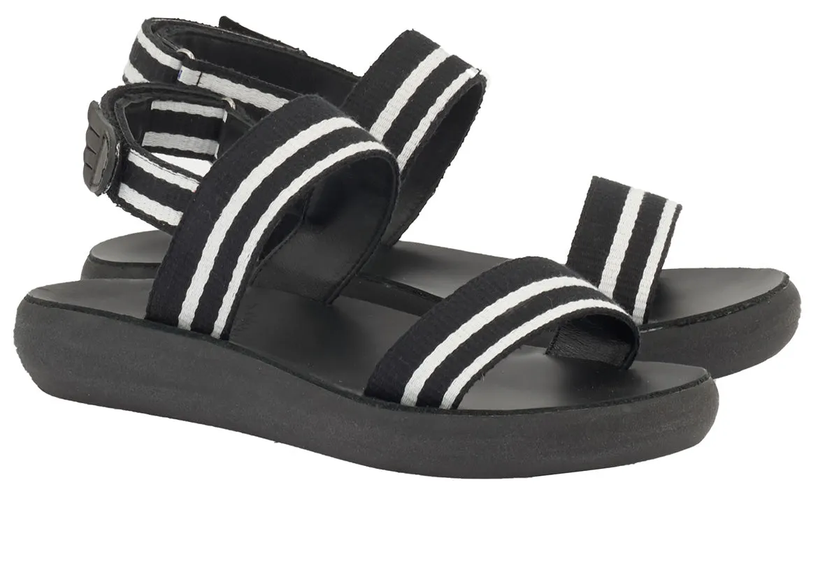 Lithi Black/Beige Stripes sold by Ancient Greek Sandals product image thumbnail 4