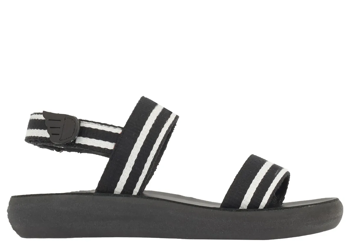 Lithi Black/Beige Stripes sold by Ancient Greek Sandals