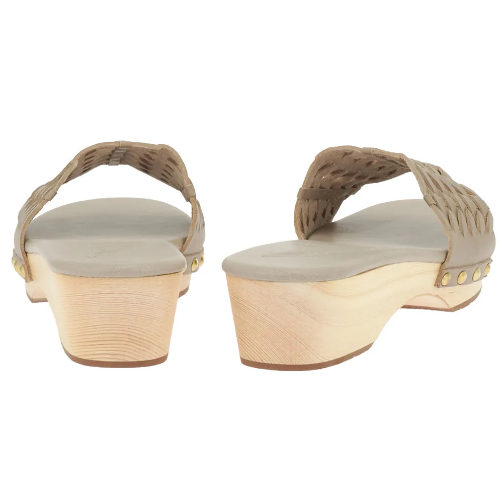 Open Woven Clog Cement sold by Ancient Greek Sandals product image thumbnail 5