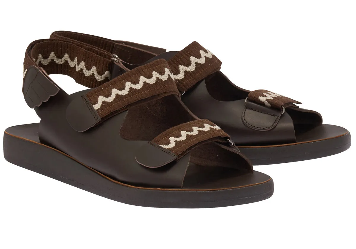 Olympos Brown/Ecru sold by Ancient Greek Sandals product image thumbnail 4