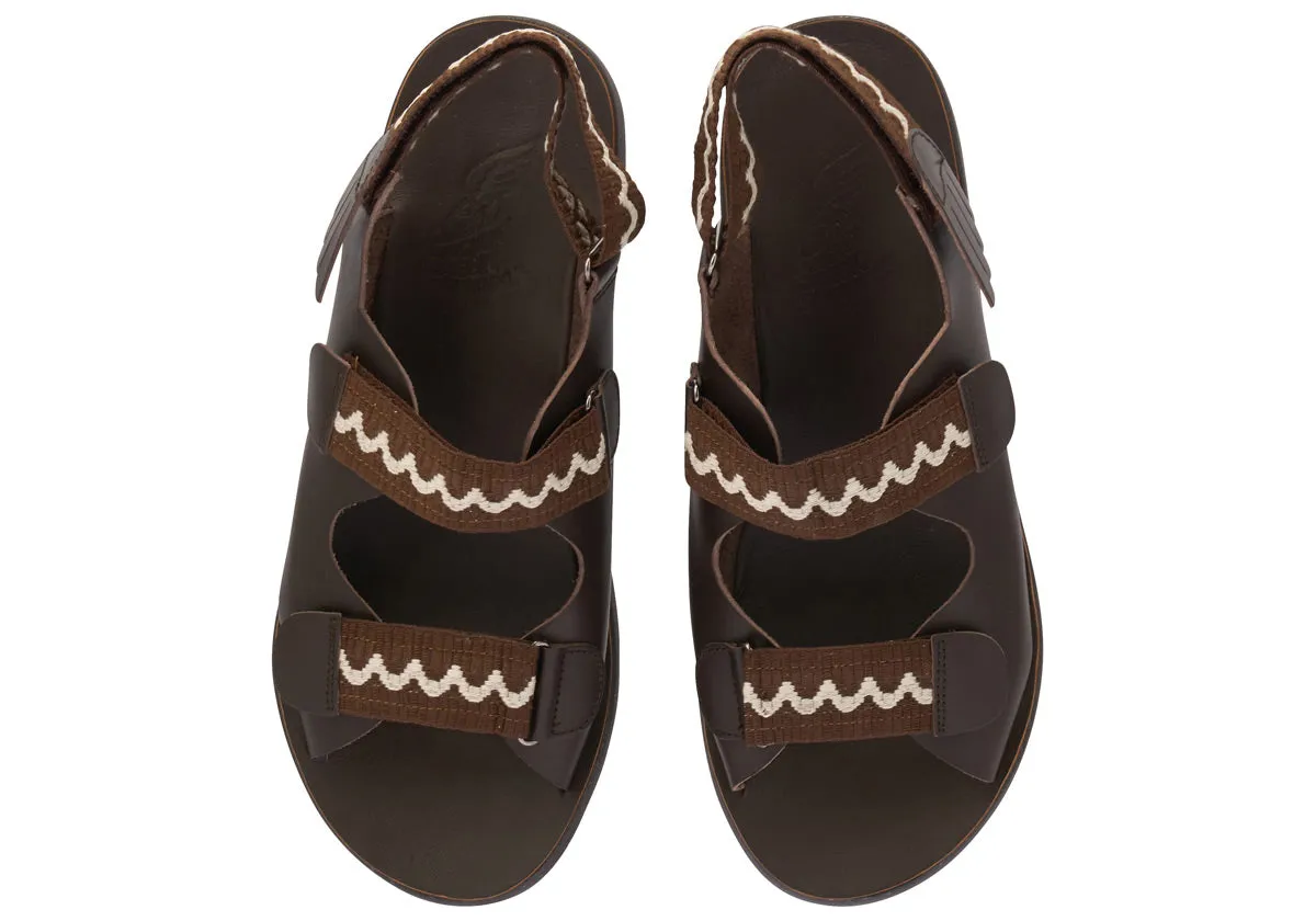 Olympos Brown/Ecru sold by Ancient Greek Sandals product image thumbnail 3