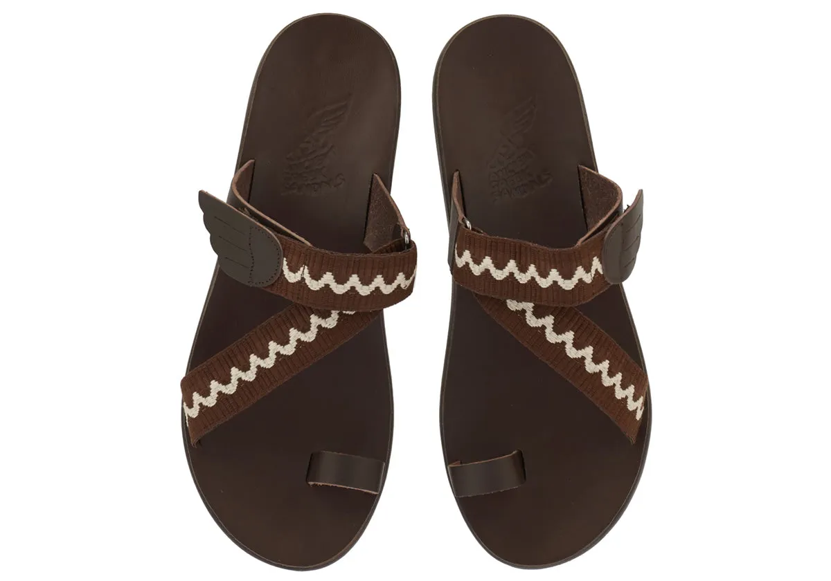 Magas Brown/Ecru sold by Ancient Greek Sandals product image thumbnail 3