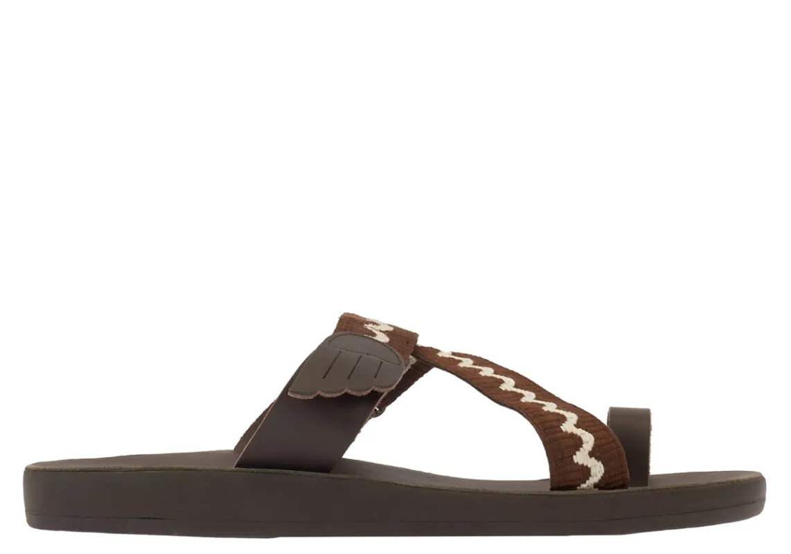 Magas Brown/Ecru sold by Ancient Greek Sandals