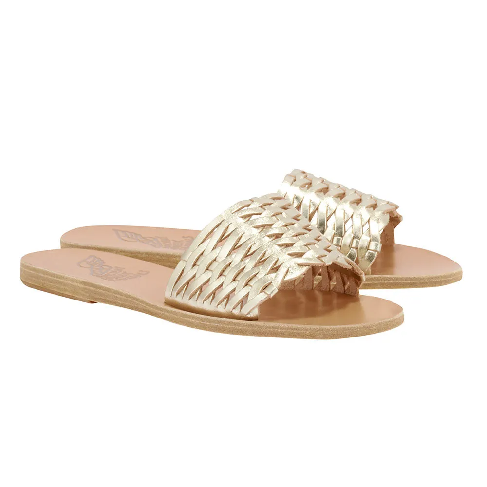 Taygete Woven Platinum sold by Ancient Greek Sandals product image thumbnail 4