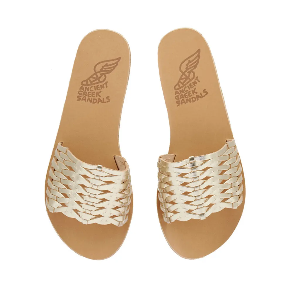 Taygete Woven Platinum sold by Ancient Greek Sandals product image thumbnail 2