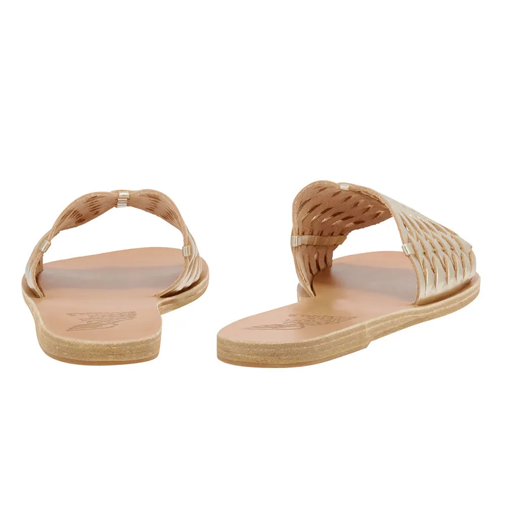 Taygete Woven Platinum sold by Ancient Greek Sandals product image thumbnail 5