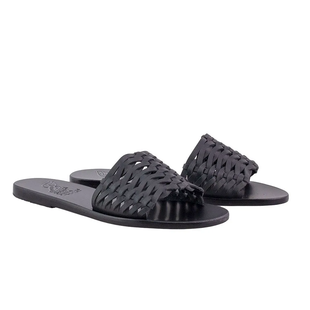Taygete Woven Black sold by Ancient Greek Sandals product image thumbnail 4