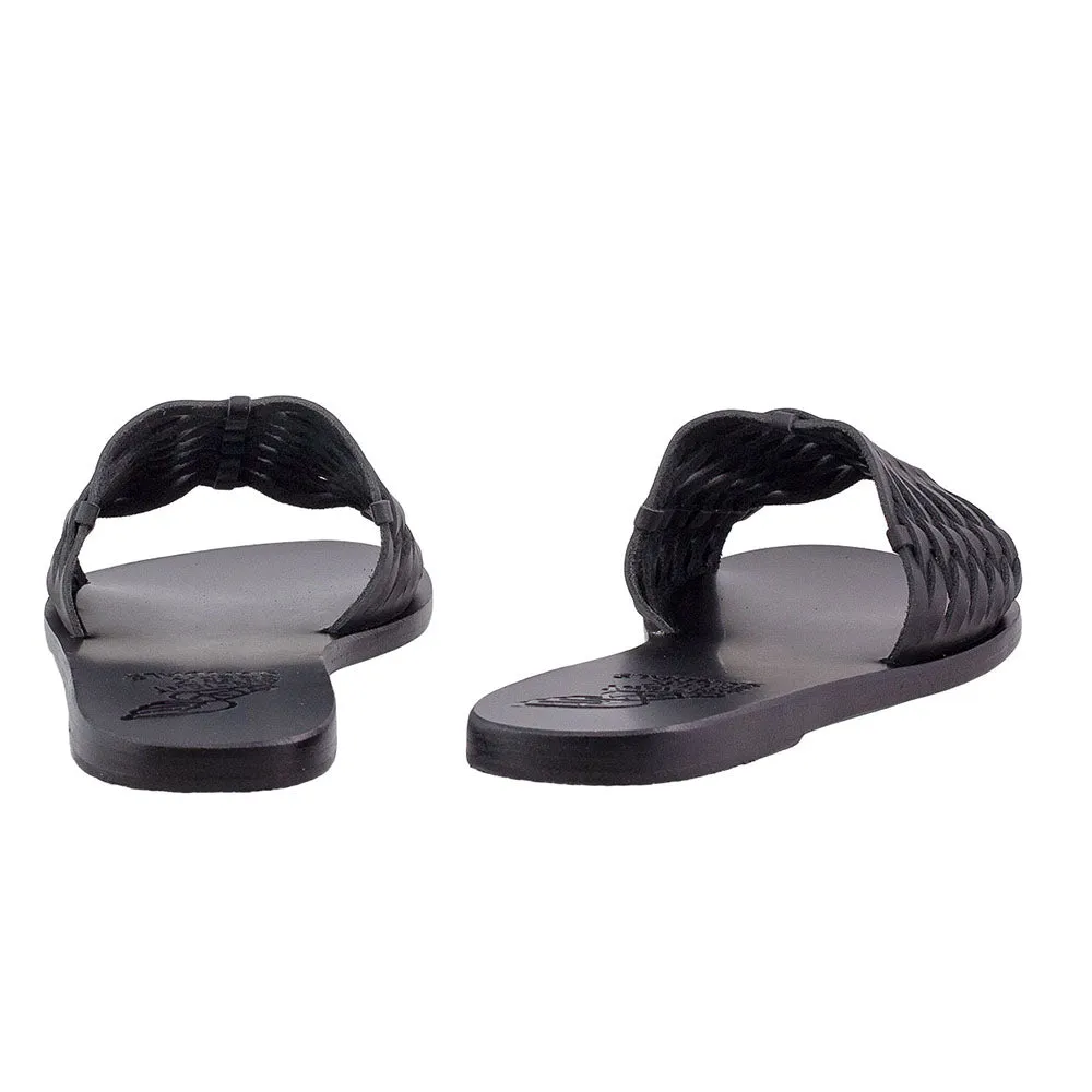 Taygete Woven Black sold by Ancient Greek Sandals product image thumbnail 5