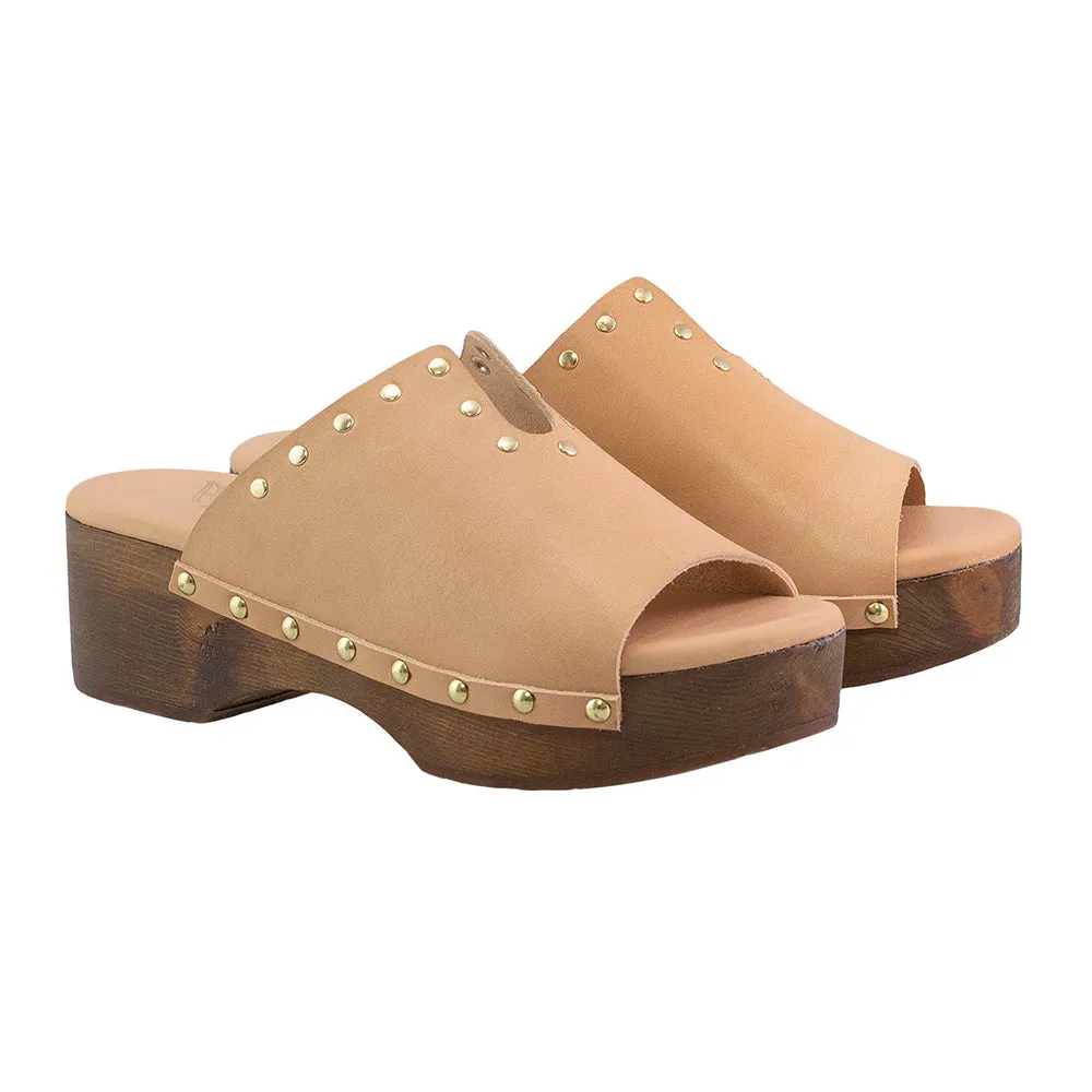 Sagini Clog Natural sold by Ancient Greek Sandals product image thumbnail 4