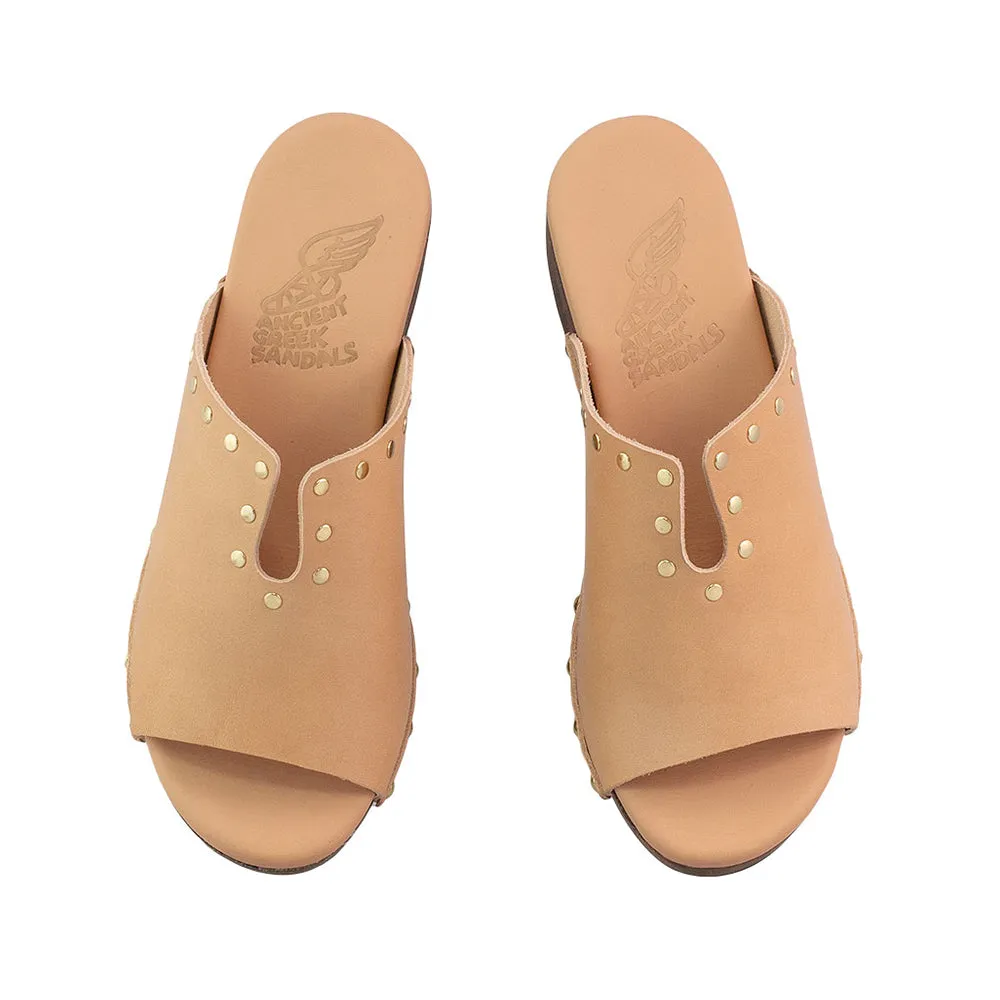 Sagini Clog Natural sold by Ancient Greek Sandals product image thumbnail 2