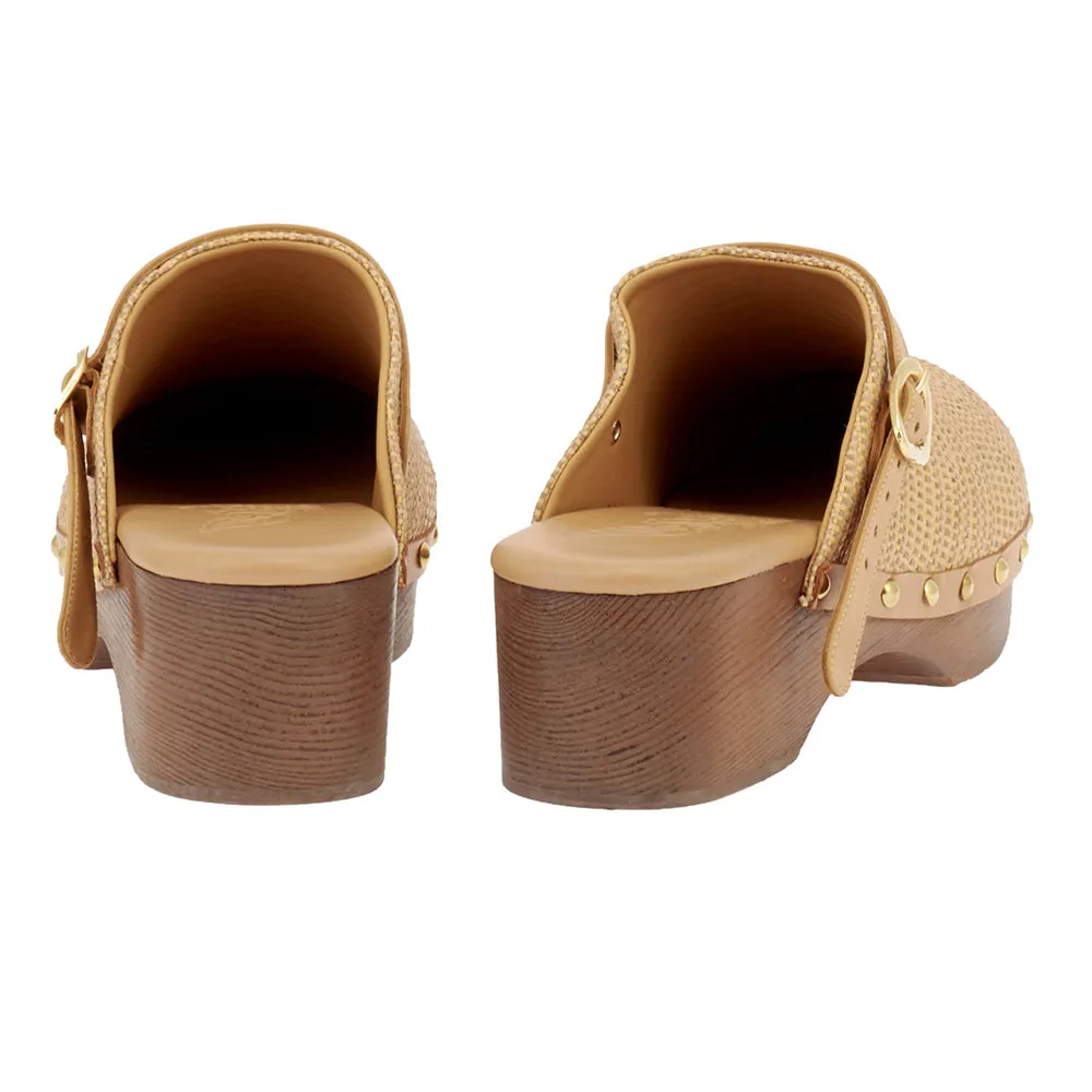 Classic Closed Clog Natural sold by Ancient Greek Sandals product image thumbnail 5