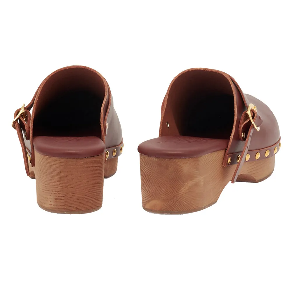 Classic Closed Clog Chestnut sold by Ancient Greek Sandals product image thumbnail 5
