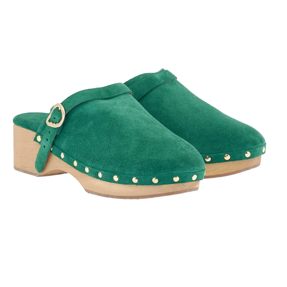 Classic Closed Clog Green sold by Ancient Greek Sandals product image thumbnail 4