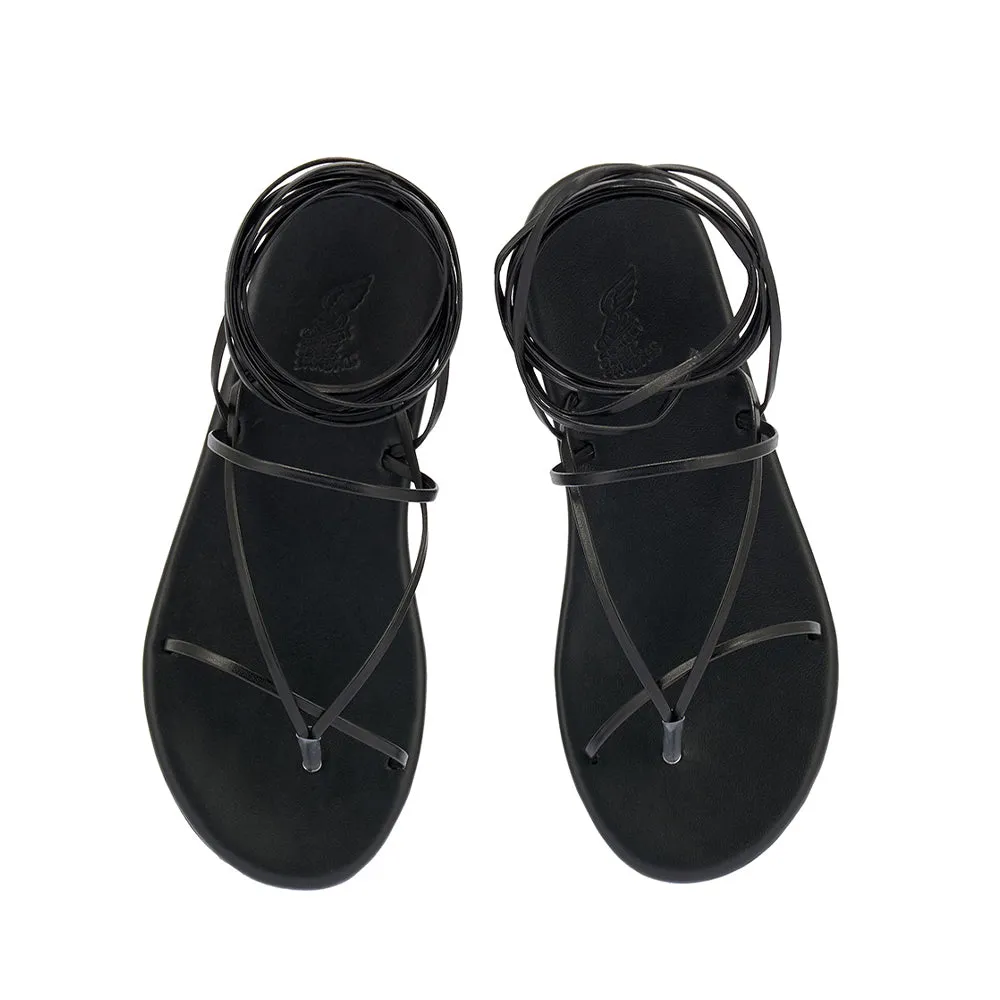 String Flip Flop Black sold by Ancient Greek Sandals product image thumbnail 3