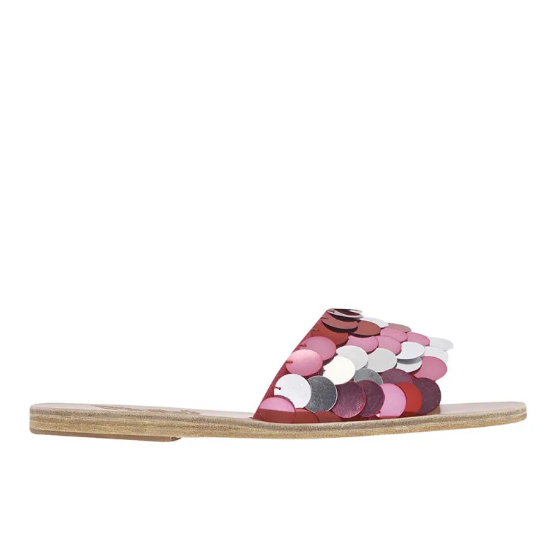 Taygete Fuchsia Mix sold by Ancient Greek Sandals