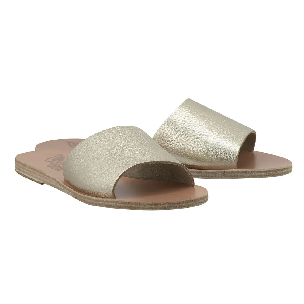 Taygete Metallic Platinum/Sand sold by Ancient Greek Sandals product image thumbnail 4