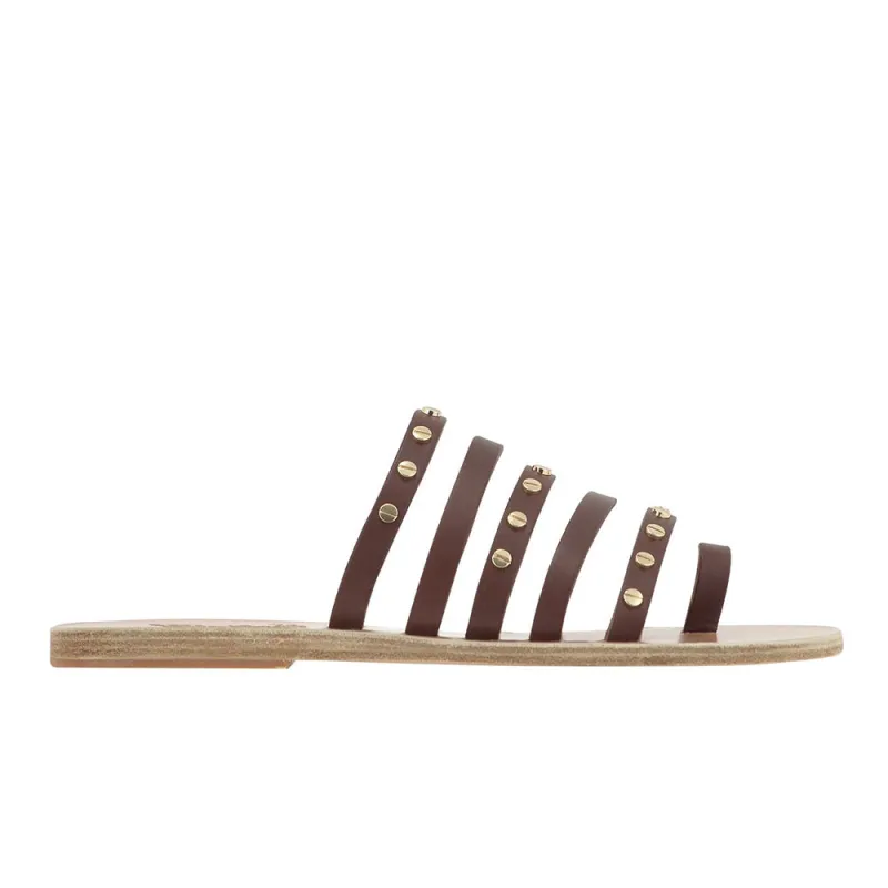 Niki Nails Chestnut sold by Ancient Greek Sandals