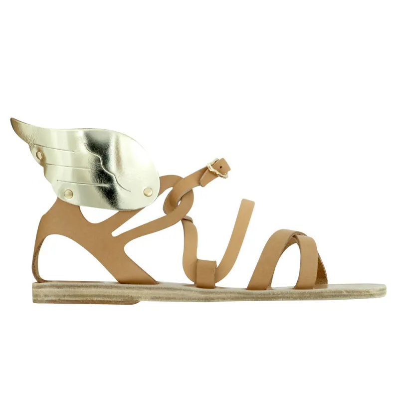 Nephele Natural/Platinum sold by Ancient Greek Sandals