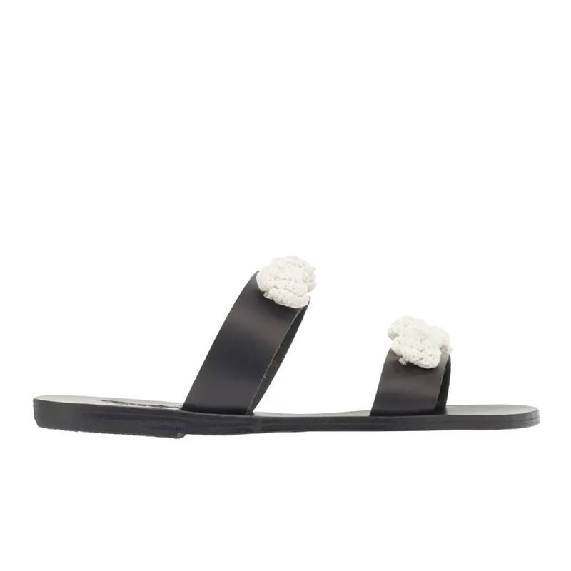 Melia Black/Ecru made by Ancient Greek Sandals