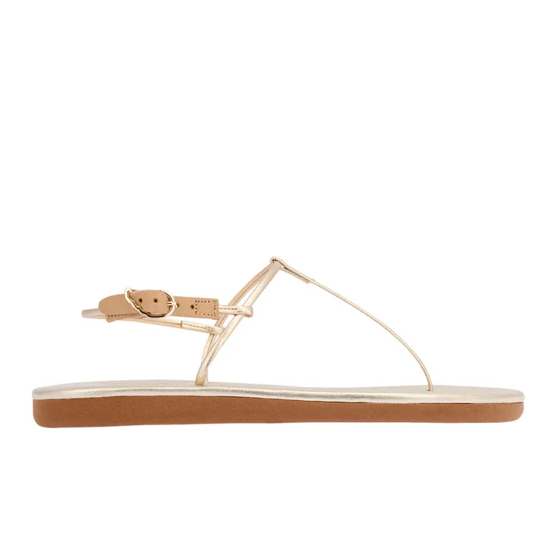Katerina Sandal All Platinum sold by Ancient Greek Sandals