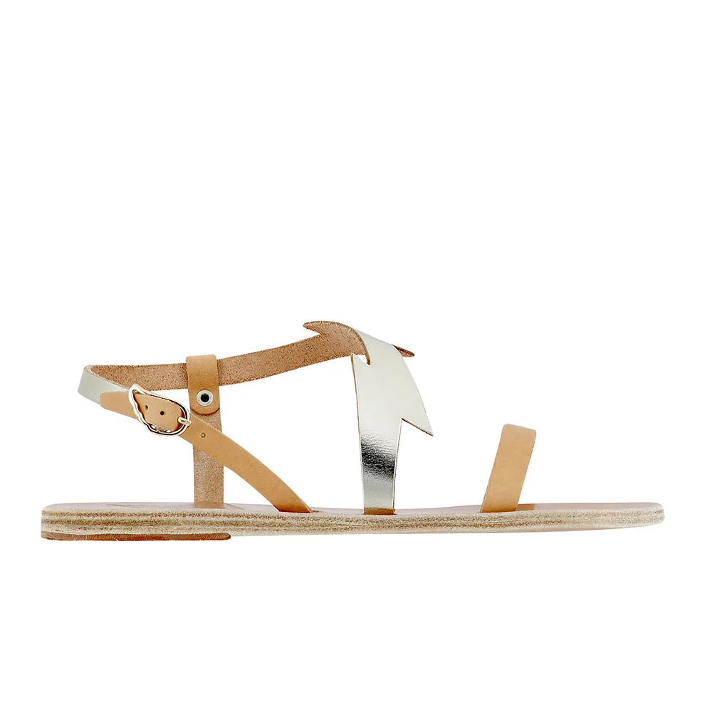 Fotini Natural/Platinum sold by Ancient Greek Sandals