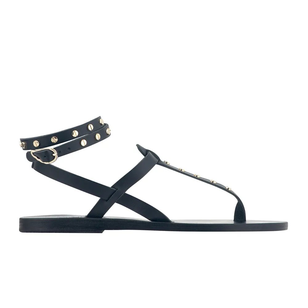 Estia Nails Black sold by Ancient Greek Sandals