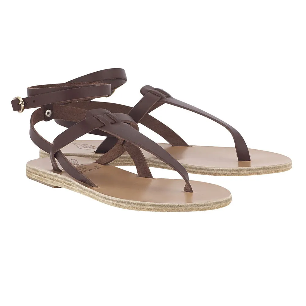 Estia Chestnut sold by Ancient Greek Sandals product image thumbnail 4