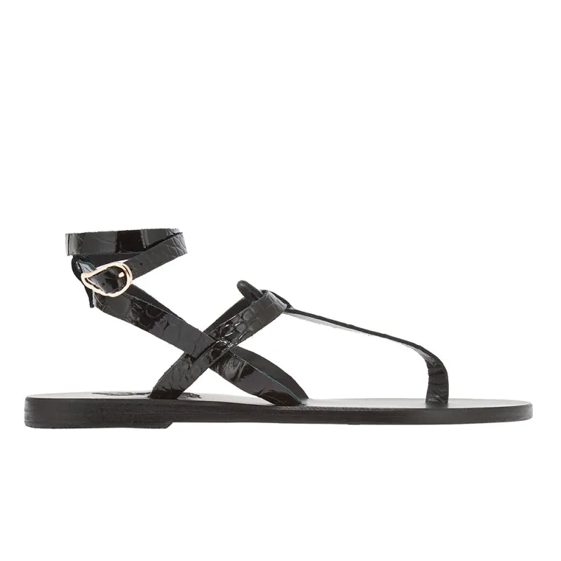 Estia Black made by Ancient Greek Sandals