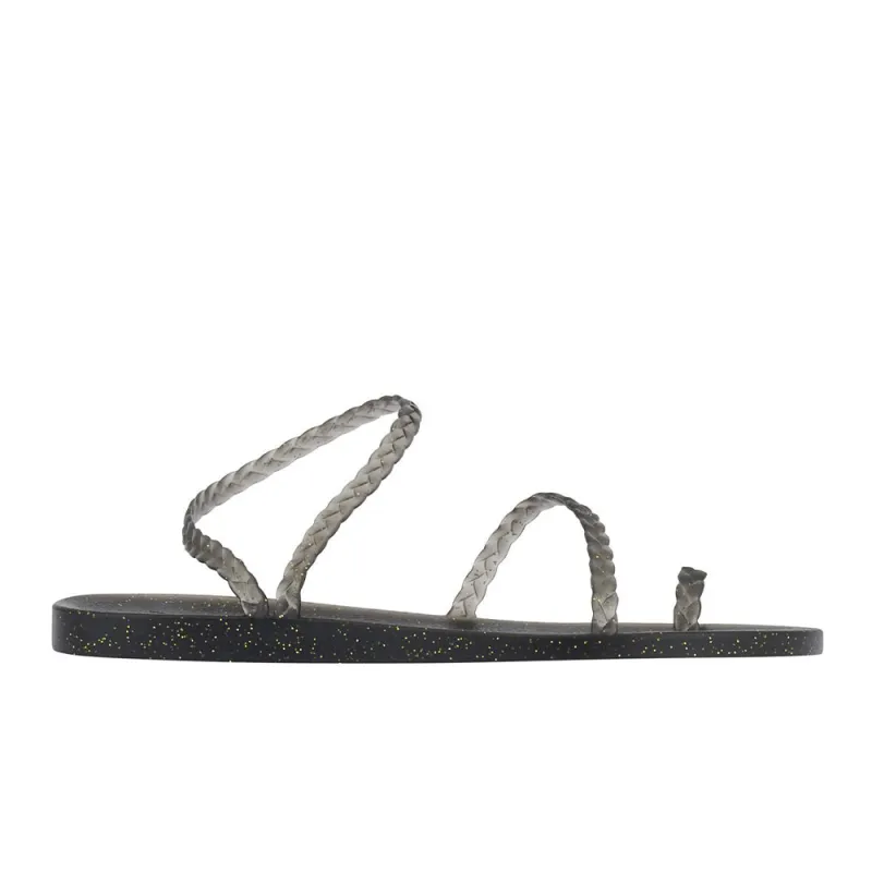 Eleftheria Black Gold Glitter sold by Ancient Greek Sandals