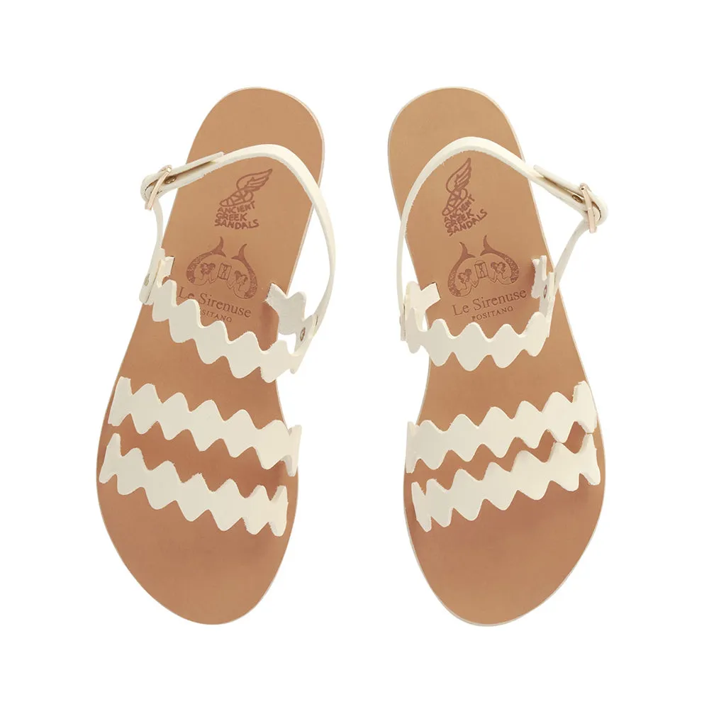 Clio Onda Off White sold by Ancient Greek Sandals product image thumbnail 3