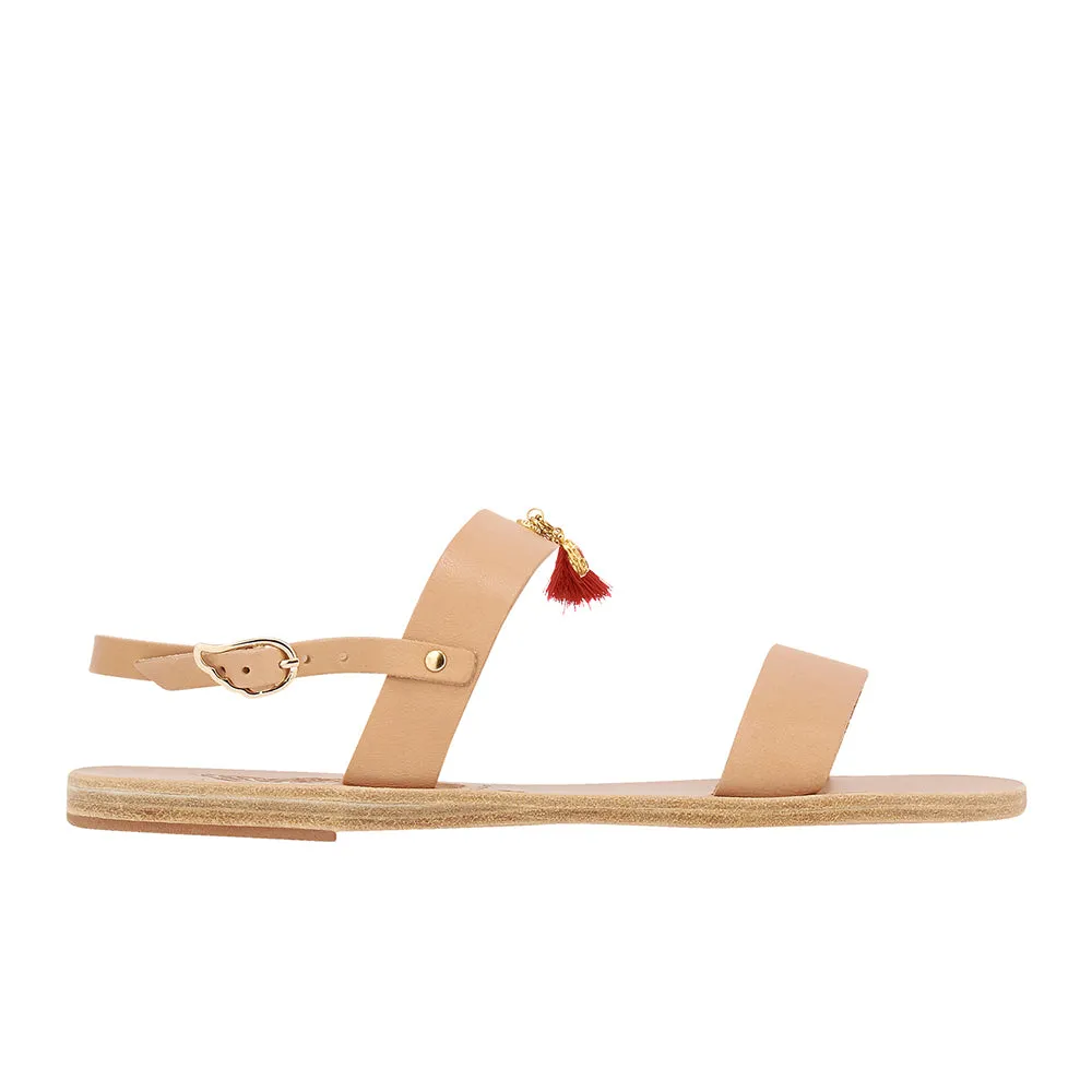 Clio Charms Nat/Red Charms sold by Ancient Greek Sandals