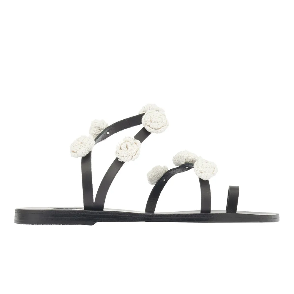Apli Eleftheria Black/Ecru sold by Ancient Greek Sandals